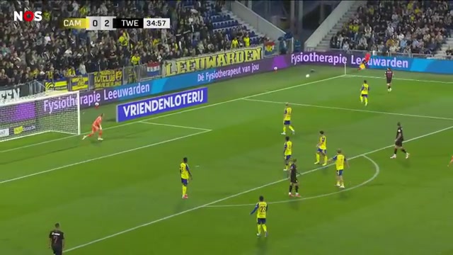FC Twente tijdens een eerdere wedstrijd bij Cambuur; archiefbeeld, geen beeld van Polen Onder 20.