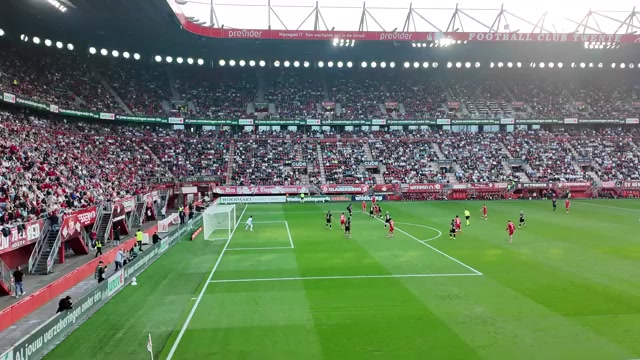 Uitzicht op het veld in De Grolsch Veste