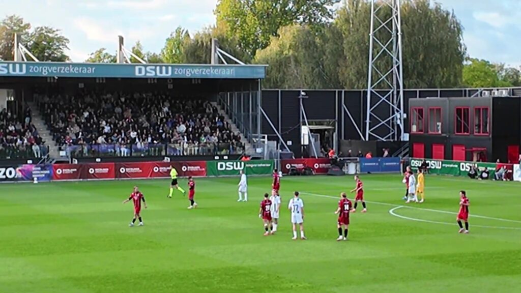 Archiefbeeld van Excelsior tegen FC Groningen op Woudestein.