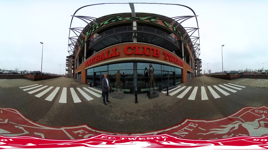 Buitenzijde van De Grolsch Veste, algemeen archiefbeeld uit een panoramische rondleiding