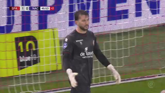 Joël Drommel tijdens zijn eerdere periode bij Sparta